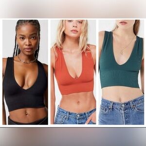 (PACK OF 3) Out From Under Hailey Seamless Plunge Bra Tops